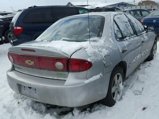 1G1JF52F047171452 - 2004 CHEVROLET CAVALIER L SILVER photo 4