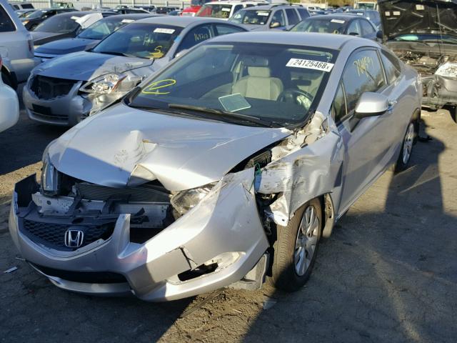 2HGFG3B54CH547788 - 2012 HONDA CIVIC LX SILVER photo 2