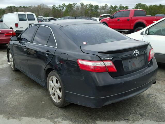 4T1BE46K07U694195 - 2007 TOYOTA CAMRY NEW BLACK photo 3