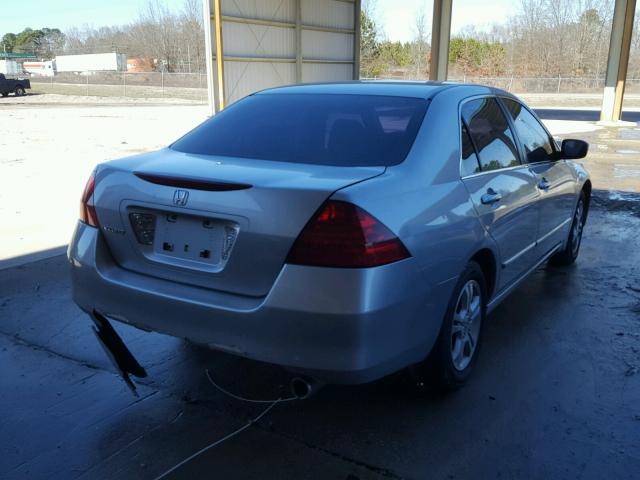 1HGCM56306A100667 - 2006 HONDA ACCORD SE SILVER photo 4