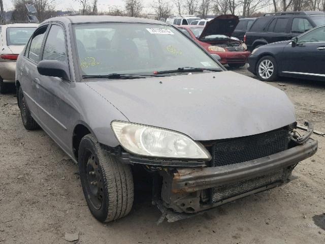 2HGES16645H576440 - 2005 HONDA CIVIC LX GRAY photo 1