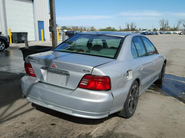 4A3AA46G6YE085287 - 2000 MITSUBISHI GALANT ES SILVER photo 4