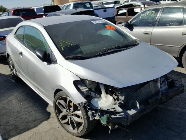 KNAFZ6A30E5247893 - 2014 KIA FORTE SX SILVER photo 1