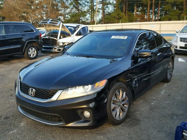 1HGCT1B81DA002225 - 2013 HONDA ACCORD EXL BLACK photo 2