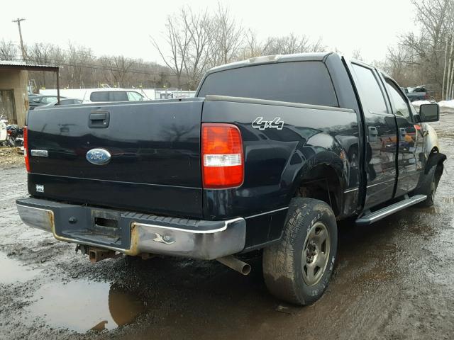 1FTPW14576FA71422 - 2006 FORD F150 SUPER BLUE photo 4