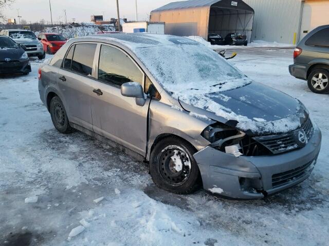 3N1CC1AP4BL457294 - 2011 NISSAN VERSA S GRAY photo 1