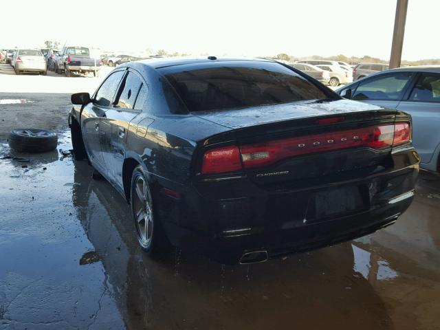 2C3CDXBG8DH594394 - 2013 DODGE CHARGER SE BLACK photo 3