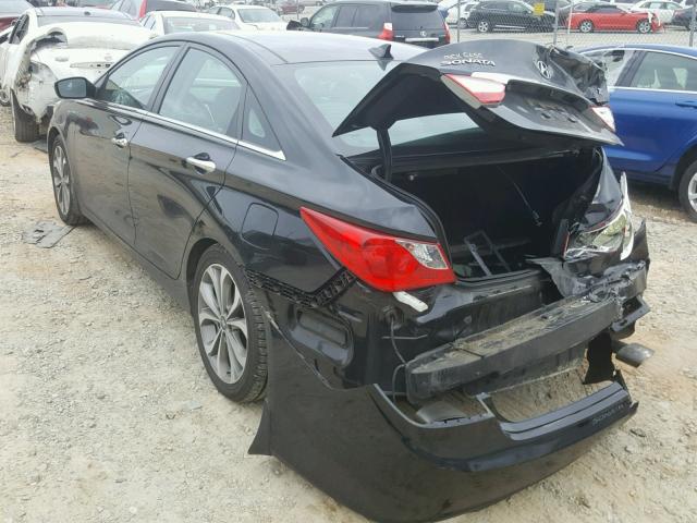 5NPEC4AB8DH683238 - 2013 HYUNDAI SONATA SE BLACK photo 3