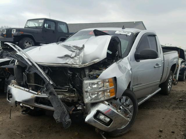 1GC1KXC83CF129974 - 2012 CHEVROLET SILVERADO SILVER photo 2