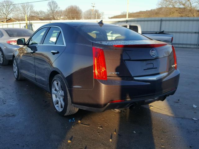 1G6AA5RXXE0150920 - 2014 CADILLAC ATS PURPLE photo 3