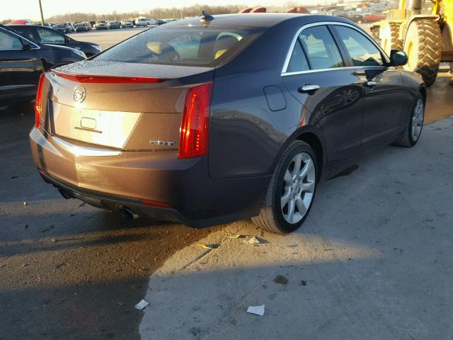 1G6AA5RXXE0150920 - 2014 CADILLAC ATS PURPLE photo 4