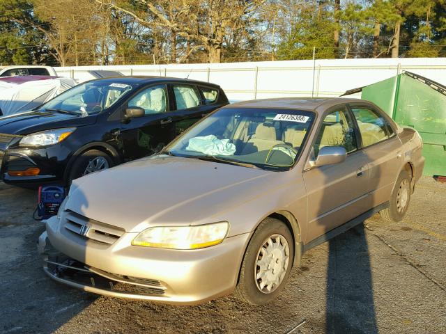 1HGCG56441A138346 - 2001 HONDA ACCORD LX TAN photo 2