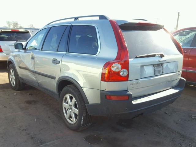 YV1CZ592151213992 - 2005 VOLVO XC90 SILVER photo 3