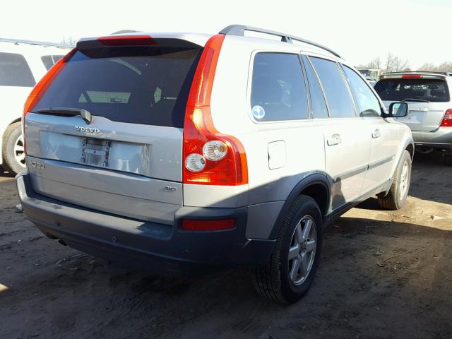 YV1CZ592151213992 - 2005 VOLVO XC90 SILVER photo 4