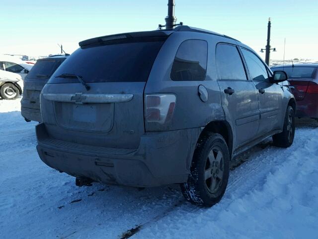 2CNDL23F656194063 - 2005 CHEVROLET EQUINOX LS GRAY photo 4