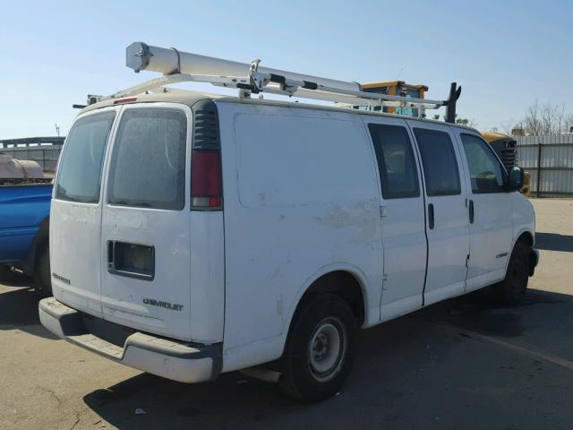 1GCFG25WX11132385 - 2001 CHEVROLET EXPRESS G2 WHITE photo 4