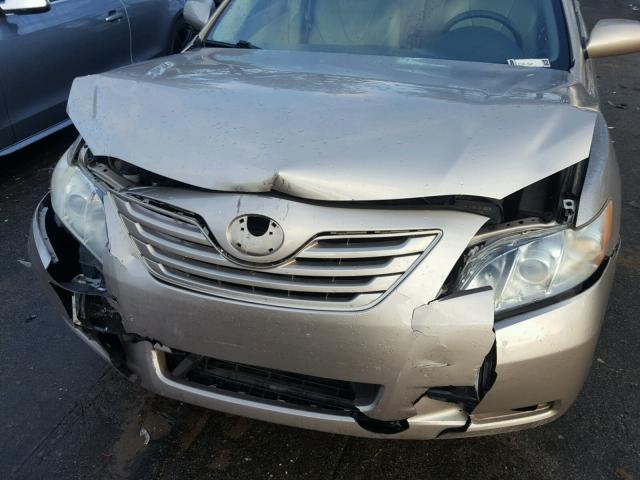 4T1BE46K37U140441 - 2007 TOYOTA CAMRY NEW BEIGE photo 9