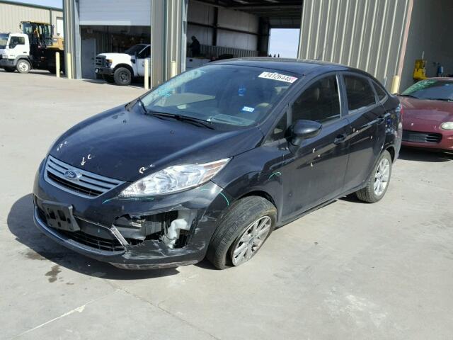 3FADP4BJ4CM221117 - 2012 FORD FIESTA SE BLACK photo 2