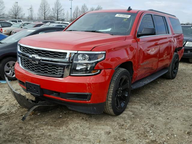 1GNSKHKC3HR322445 - 2017 CHEVROLET SUBURBAN K RED photo 2