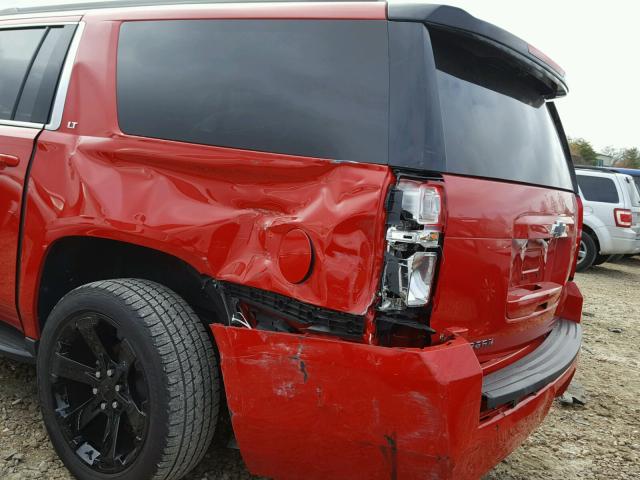 1GNSKHKC3HR322445 - 2017 CHEVROLET SUBURBAN K RED photo 9