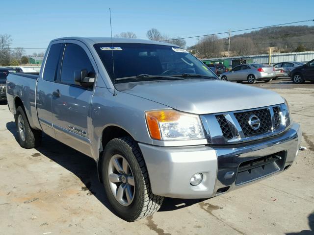 1N6BA0CA0BN310162 - 2011 NISSAN TITAN S SILVER photo 1