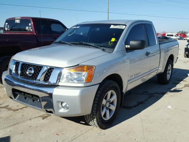 1N6BA0CA0BN310162 - 2011 NISSAN TITAN S SILVER photo 2