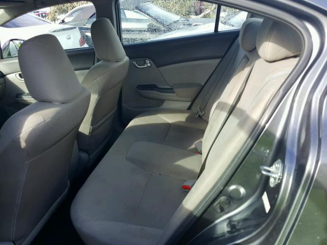 19XFB2F8XCE318815 - 2012 HONDA CIVIC EX ნაცრისფერი ფოტო 6