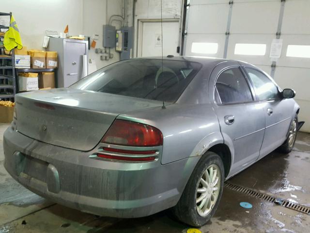 1B3EL46X26N277884 - 2006 DODGE STRATUS SX GRAY photo 4