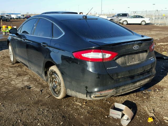 3FA6P0K91GR175309 - 2016 FORD FUSION TIT BLACK photo 3