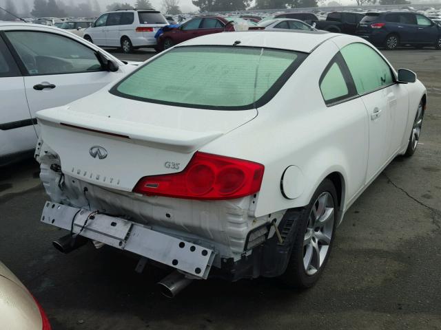 JNKCV54E86M702651 - 2006 INFINITI G35 WHITE photo 4