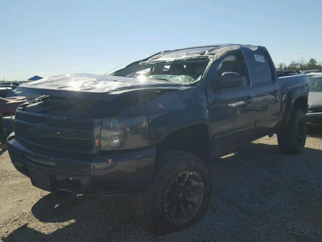 1GCPKTE35BF139280 - 2011 CHEVROLET SILVERADO GRAY photo 2