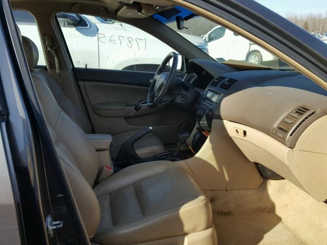 1HGCM66516A063300 - 2006 HONDA ACCORD EX GRAY photo 5