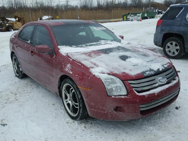 3FAHP07Z59R122570 - 2009 FORD FUSION SE BURGUNDY photo 1