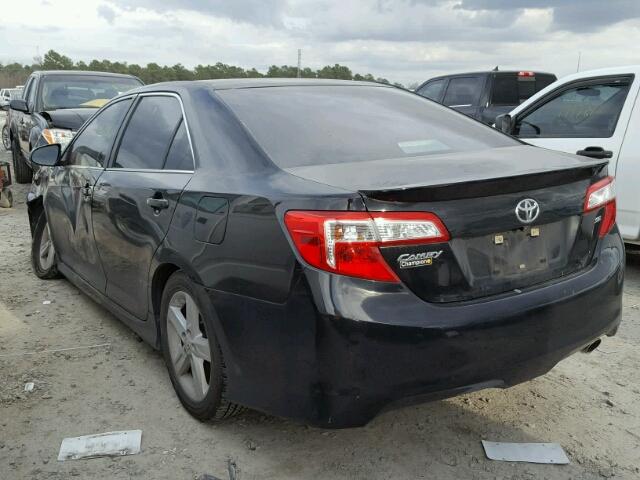 4T1BF1FK2CU101880 - 2012 TOYOTA CAMRY BASE BLACK photo 3