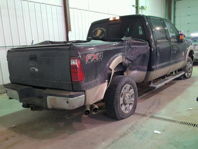 1FT7W2BT7DEB34545 - 2013 FORD F250 SUPER BLUE photo 4