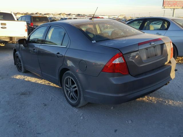 3FAHP0HA7AR373586 - 2010 FORD FUSION SE SILVER photo 3