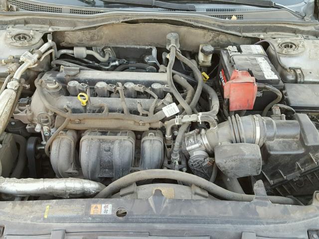 3FAHP0HA7AR373586 - 2010 FORD FUSION SE SILVER photo 7