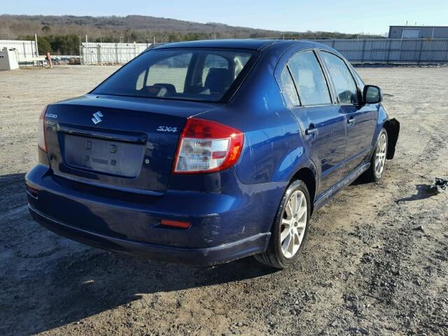 JS2YC414996200040 - 2009 SUZUKI SX4 SPORT BLUE photo 4