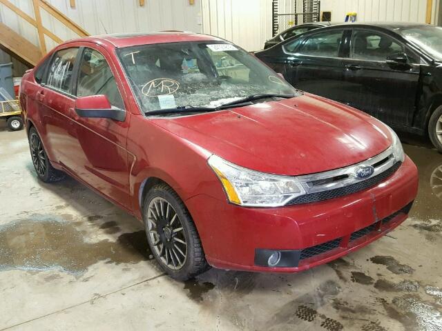 1FAHP36N69W100459 - 2009 FORD FOCUS SES RED photo 1