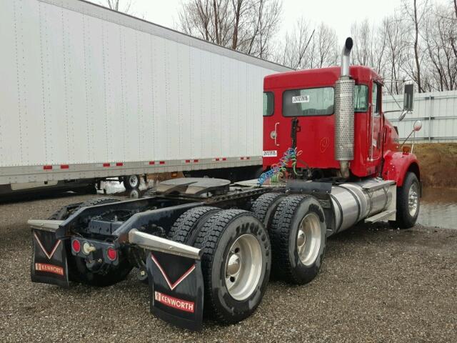 3WKDD69X5YF857177 - 2000 KENWORTH CONSTRUCTI RED photo 4