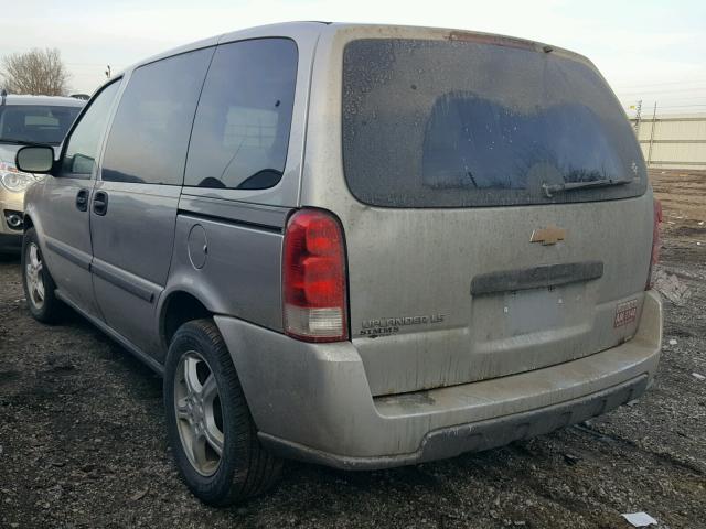 1GNDU23177D145536 - 2007 CHEVROLET UPLANDER L SILVER photo 3