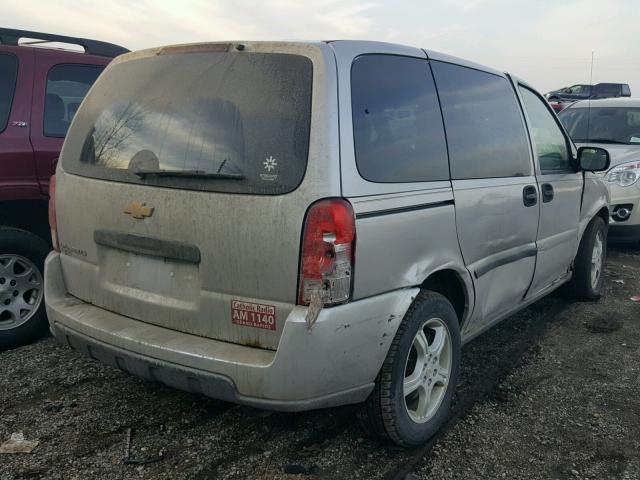 1GNDU23177D145536 - 2007 CHEVROLET UPLANDER L SILVER photo 4