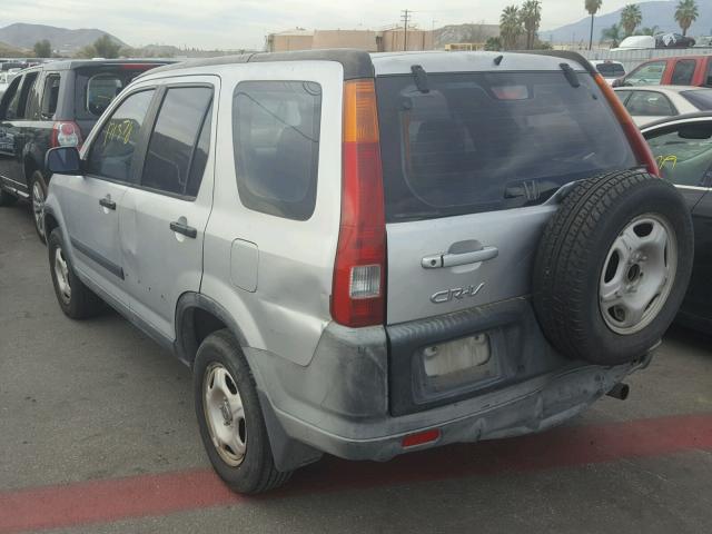 JHLRD78422C053024 - 2002 HONDA CR-V LX SILVER photo 3