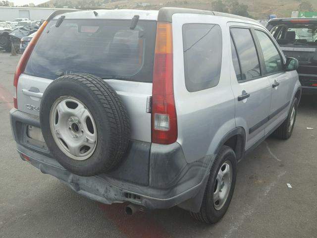 JHLRD78422C053024 - 2002 HONDA CR-V LX SILVER photo 4