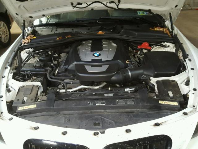 WBAEA53508CV90859 - 2008 BMW 650 I WHITE photo 7