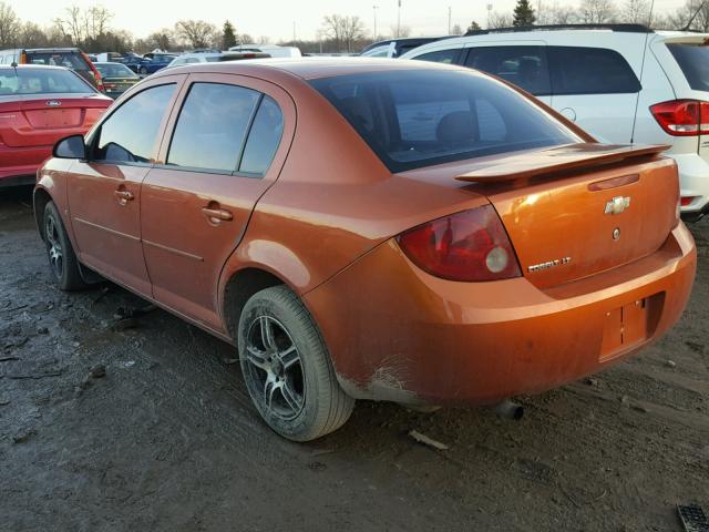 1G1AL55F677154003 - 2007 CHEVROLET COBALT LT ORANGE photo 3