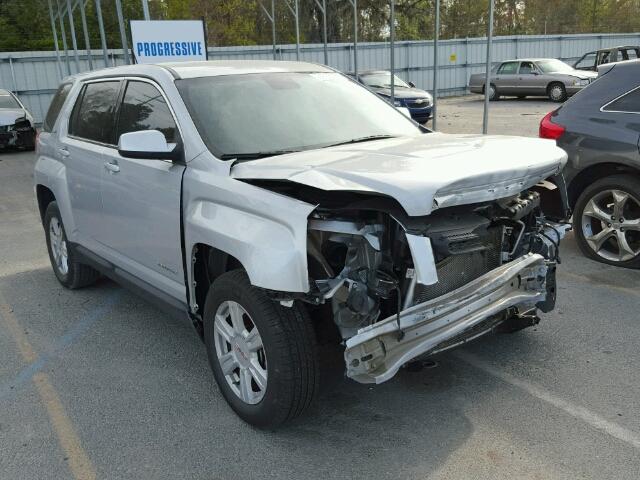 2GKALMEK7G6293060 - 2016 GMC TERRAIN SL SILVER photo 1