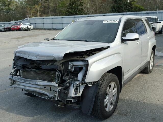 2GKALMEK7G6293060 - 2016 GMC TERRAIN SL SILVER photo 2