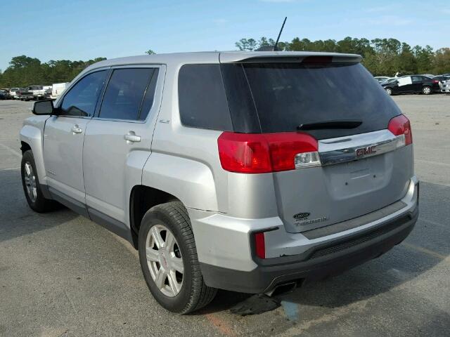 2GKALMEK7G6293060 - 2016 GMC TERRAIN SL SILVER photo 3