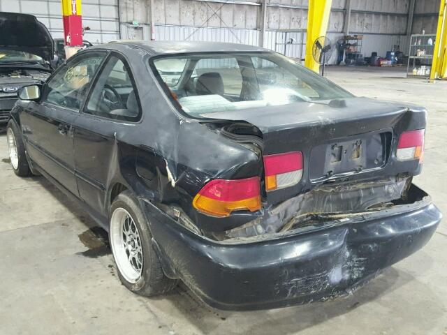 1HGEJ8147WL095393 - 1998 HONDA CIVIC EX BLACK photo 3